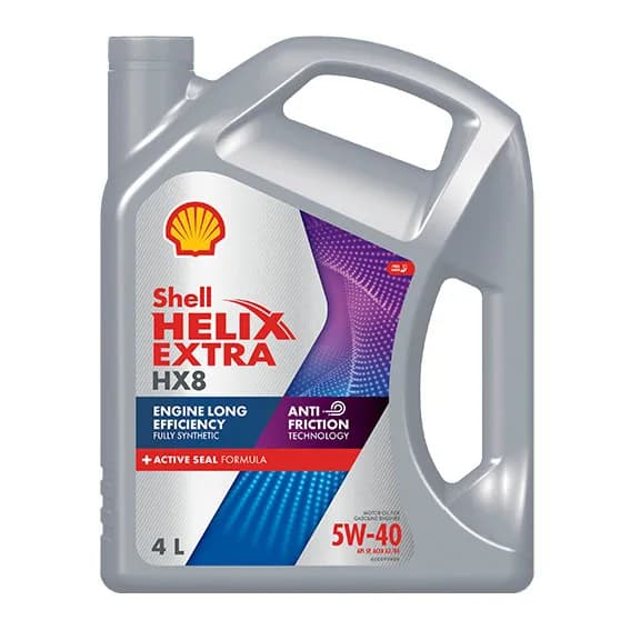 SHELL HELIX HX8 SYN 5W40 SN A685 Size 4L