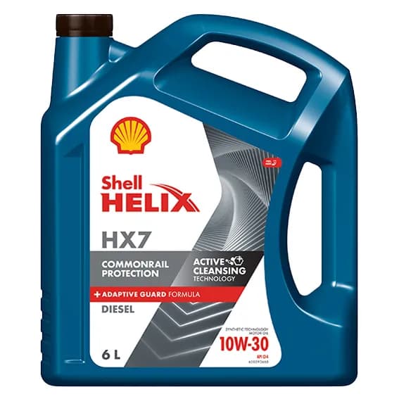 SHELL HELIX HX7 D 10W30 CF A685 Size 6L